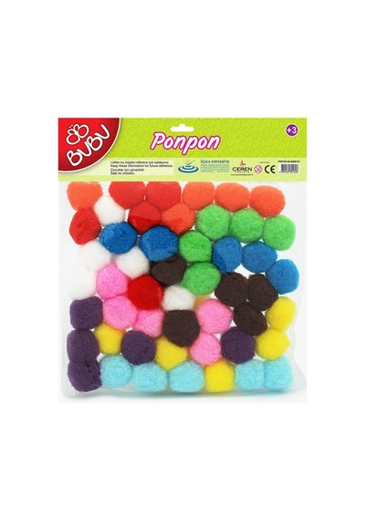Bubu 50'li 3 Cm Ponpon Bu-bu00110 Diğer