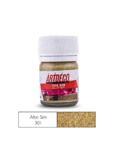 Artdeco Toz Sim Glitter 301 Hazır Altın Sim