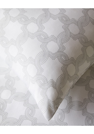 Aura Loop Kolay Ütülenir Çift Kişilik Çarşaflı Nevresim Takımı 200x220 Cm Gri