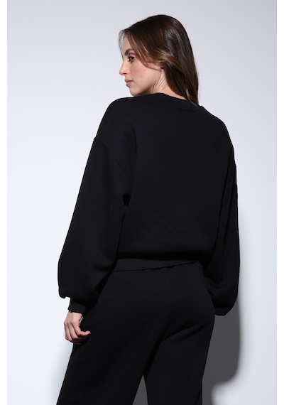 Antioch Basic Kadın Sweatshirt Siyah