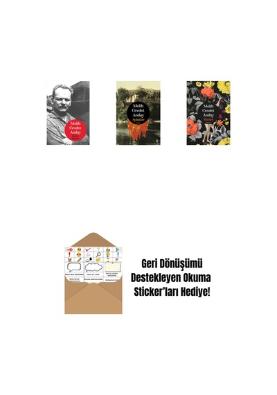 Melih Cevdet Anday - Bütün Şiirleri Ciltli + Aylaklar Ciltli + Raziye Ciltli + Okuma Sticker'ları