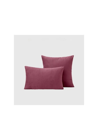 Döşemelik Kumaşlı Dekoratif Kırlent Kılıfı Açık Pembe Açık Pembe