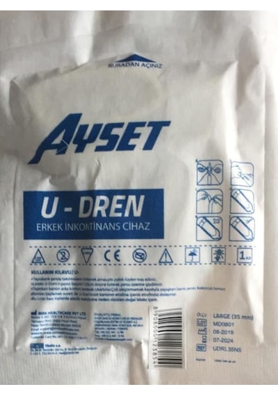Ayset U-Drain Prezervatif Sonda 50'li