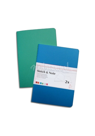 Hahnemühle Ikili Eskiz Defter Seti 40 Sayfa A6 Mavi-Yeşil