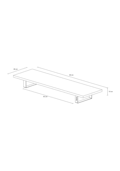 Hansdo Dual MDF Lam - WMS2 Monitör Standı