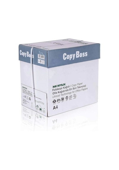 Copy Boss A4 Fotokopi Kağıdı 80gr 5 Paket 2500 Yaprak 1 Koli A4