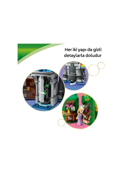 LEGO® Wicked Emerald City ve Kiamo Ko Kalesi 75689 - 9 Yaş ve Üzeri Çocuklar için Yaratıcı Oyuncak Yapım Seti (860 Parça)