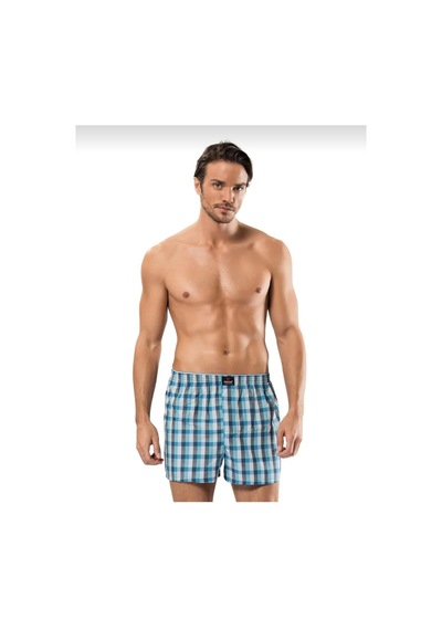Erdem 1440 Erkek Desenli Poplin Boxer 3 Adet Çok renkli