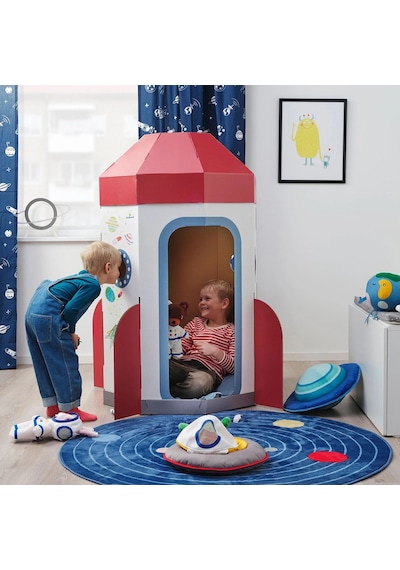Ikea Aftonsparv Peluş Oyuncak Beyaz - Gri - Sarı - Kırmızı