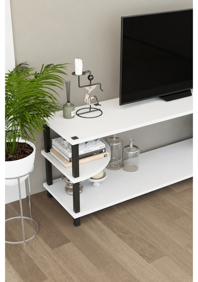 Neoline 150 Cm Tv Ünitesi Modern Tv Sehpası - Beyaz Beyaz Neoline 150 Cm Tv Ünitesi Modern Tv Sehpası - Beyaz Beyaz