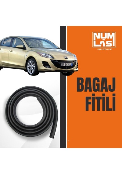 Mazda 3 Sedan 2009-2012 Bagaj Fitili-a Kalite-numlas-nm4105
