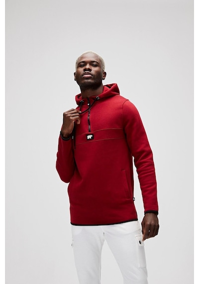 Bad Bear Defence Half-zip Hoodie Bordo Yarım Fermuarlı Kapüşonlu Erkek Sweatshirt 001 Bad Bear Defence Half-zip Hoodie Bordo Yarım Fermuarlı Kapüşonlu Erkek Sweatshirt 001
