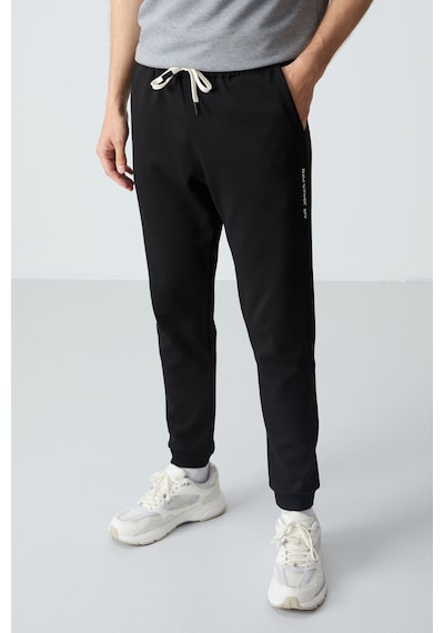 Tommy Life Gri Melanj Siyah Pamuklu Kalın Yumuşak Dokulu Oversize Fit Basic Erkek Eşofman Takım - 85261 Gri - Siyah Tommy Life Gri Melanj Siyah Pamuklu Kalın Yumuşak Dokulu Oversize Fit Basic Erkek Eşofman Takım - 85261 Gri - Siyah
