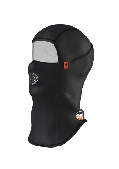 Kids Pro Balaklava Baskılı Su İtici Özellikli Dwr Snowboard Kayak, Motosiklet, Bisiklet Kar Maskesi Siyah