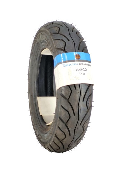 Iran Yasa Tıre&Rubber 350-10 Tl P2  (Dubleks) (İç Lastiksiz Kullanıma Uygundur.) Ön/Arka Motosiklet Lastiği