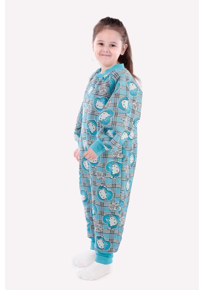 Babyhola 2-9 Yaş Kalın Elyaf Dolgulu 2.5 Tog Premium Kalite Çocuk Uyku Tulumu 23504 Buz Mavisi