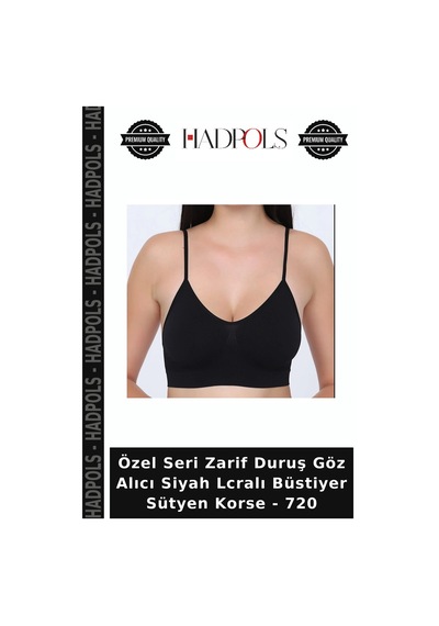 Hadpols Özel Seri Zarif Duruş Göz Alıcı Siyah Lcralı Büstiyer Sütyen Korse - 720 Diğer Hadpols Özel Seri Zarif Duruş Göz Alıcı Siyah Lcralı Büstiyer Sütyen Korse - 720 Diğer
