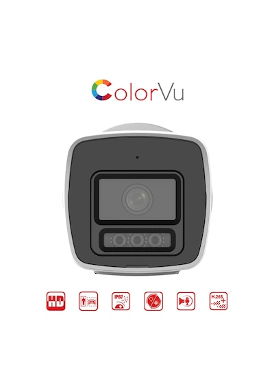 Hıkvısıon Ds-2cd1047g2h-lıuf 4mpix, Metal Kasa Bullet Ip Kamera
