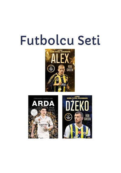 Sahanın Yıldızları Fenerbahçe Alex - Arda - Dzeko 3 Kitap Set
