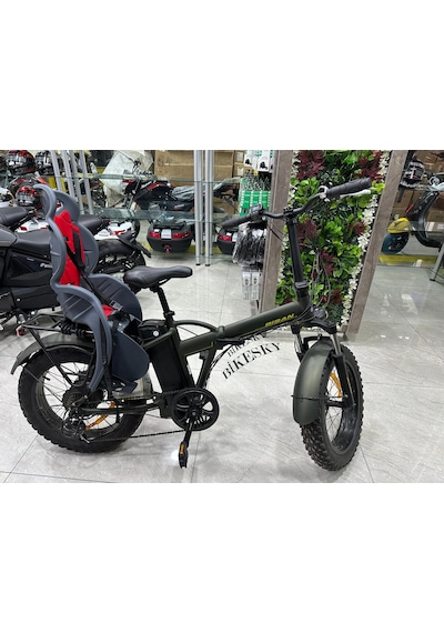 Bike Sky Unisex Çocuk Gri-kırmızı Htp Design Italyan Bisiklet Koltuğu Bagaja Montaj