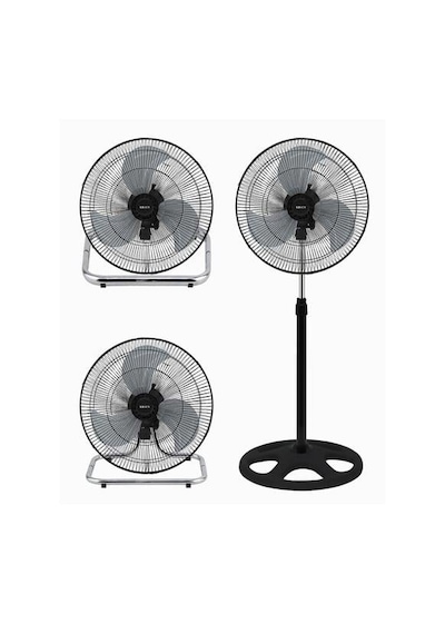 Kraus 3in1 18'' 80 W Metal Pervaneli Sanayi Tipi Ayaklı Vantilatör