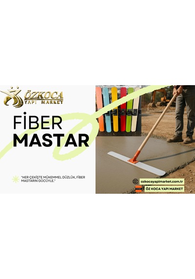 Fiber Mastar 90 Cm Düz Model