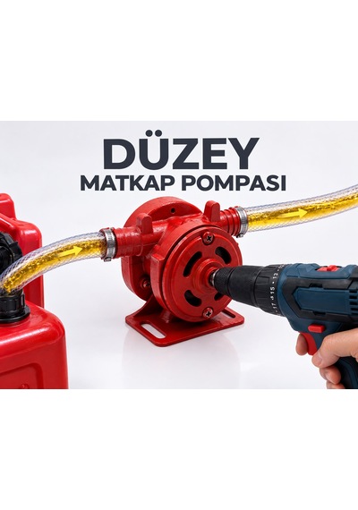 Düzey Matkap Pompası Preimum Alüminyum Gövde-mazot Aktarma