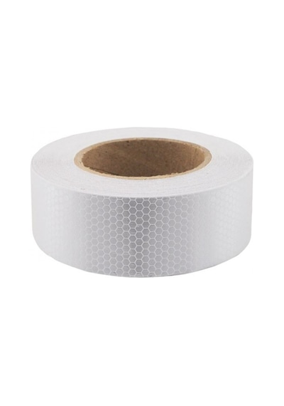 Carub Fosforlu Bant 5Cm Beyaz Petekli