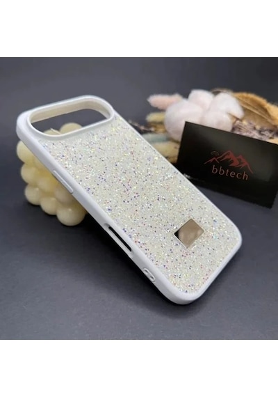 İphone 17 Air İle Uyumlu İnce Parlak Taşlı Premium Sw Telefon Kılıfı Çok Renkli