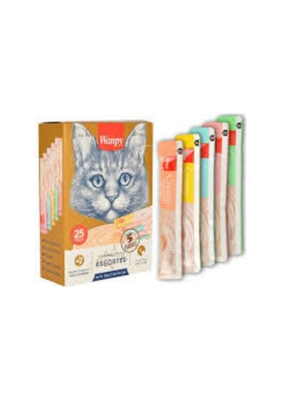 Karışık Sıvı Likit Kedi Ödülü 25x14gr