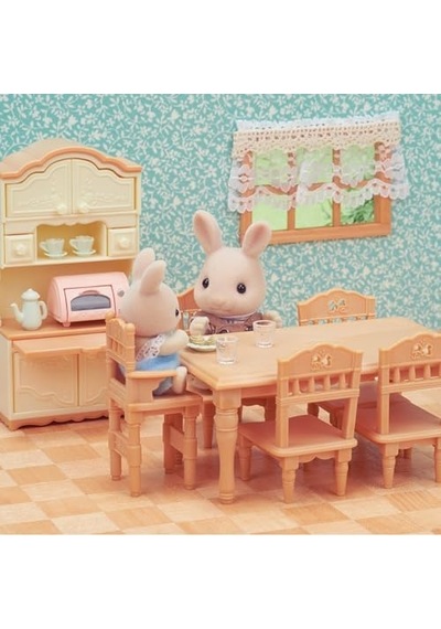 Sylvanian Families Yemek Odası Seti Abanoz