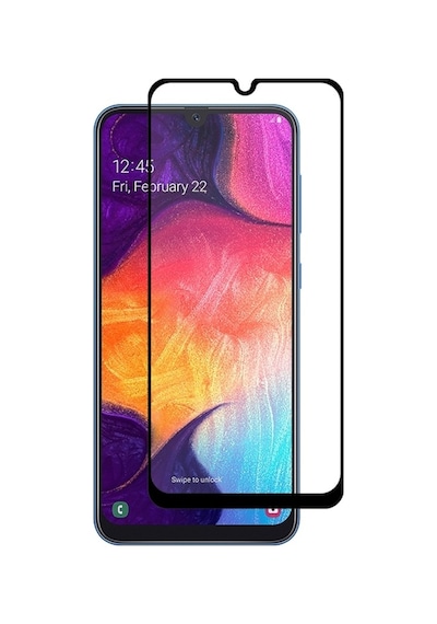 Samsung Galaxy A30s İle Uyumlu Şeffaf Ekranı Tam Kaplayan 5d Cam Kırılmaz Cam Ekran Koruyucu