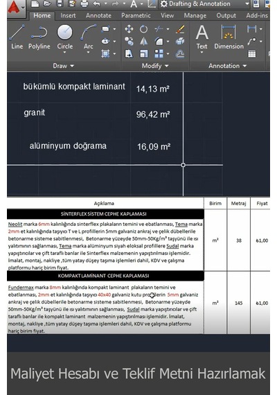 Mimari Cephe Giydirme Video Ders Eğitim Seti