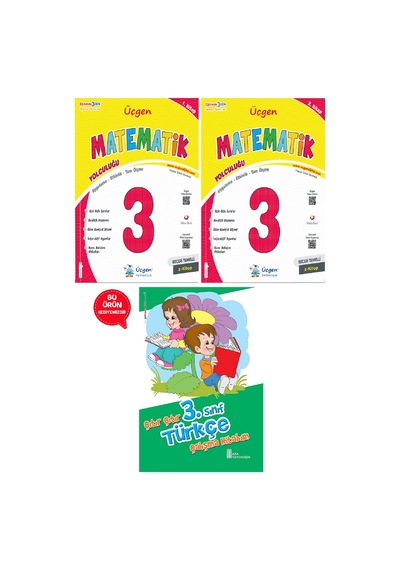 3.sınıf Beceri Temelli Matematik Yolculuğu 1. Kitap Ve 2. Kitap+ Türkçe Çalışma Kitabım