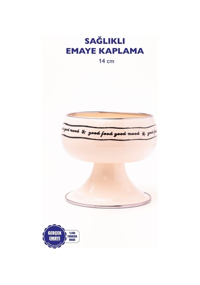 Mood Emaye Meyvelik-ayaklı Kase 14cm Orta Boy