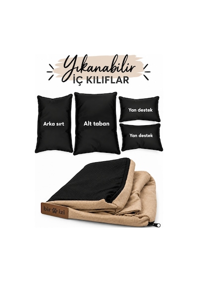 Kedi Ve Köpek Koltuğu Tamamen Fermuarlı Çıkarılabilir İç Minder Boncuk Elyaf Kaydırmaz Taban Kedi Ve Köpek Yatağı Sarı - 940616920 L Kedi Ve Köpek Koltuğu Tamamen Fermuarlı Çıkarılabilir İç Minder Boncuk Elyaf Kaydırmaz Taban Kedi Ve Köpek Yatağı Sarı - 940616920 L