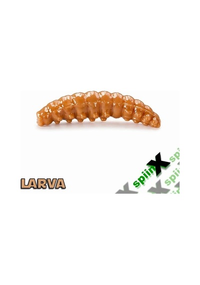 Spıınx Larva Silikon Yem 35mm 14lü Peynir Aromalı Renk: Coffee 24