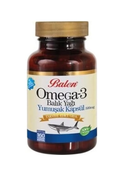 Balen Omega 3 Balık Yağı 650 MG  160 Kapsül
