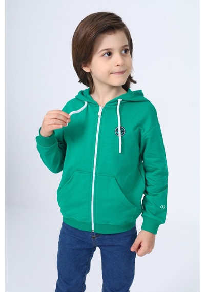 Toontoy Kids Toontoy Erkek Çocuk Kapüşonlu Fermuarlı Cepli Düşük Omuz Baskılı Örme Hırka - 3 İplik Şardonsuz Koyu Yeşil Toontoy Kids Toontoy Erkek Çocuk Kapüşonlu Fermuarlı Cepli Düşük Omuz Baskılı Örme Hırka - 3 İplik Şardonsuz Koyu Yeşil