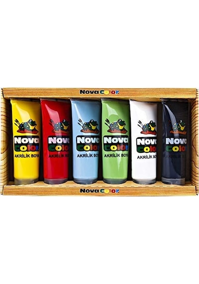 Nova Color Akrilik Boya 6 Renk 75 Gr Nc-253