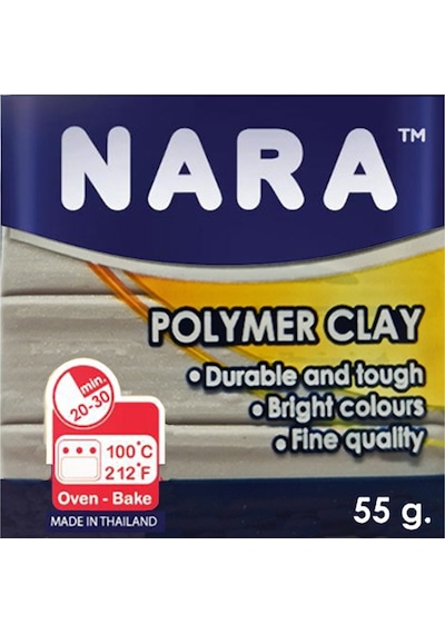 Polimer Kil 55 Gram Pm56 Silver 6'lı Şirink Gümüş