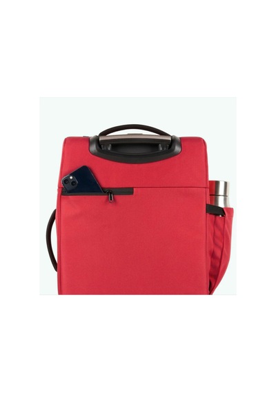 Pıtas Cabaia Soft Suitcase 4 Wheels Cebu Small Unisex Valiz Pink