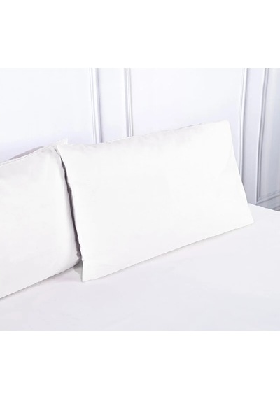 2li Pamuklu Yastık Kılıfı 50x70 -beyaz