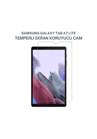 Samsung Galaxy Tab A7 Lite Sm-t220 Uyumlu Akıllı Tablet Kılıfı Ekran Koruyucu Dokunmatik Kalem Arka Kapak