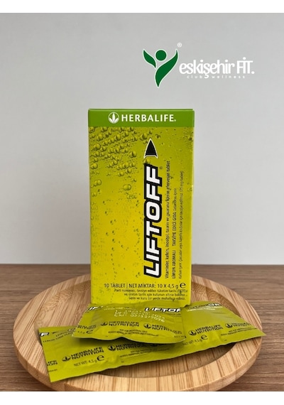 Herbalife Liftoff - Limon Aromalı Efervesan İçecek - 10 Tablet