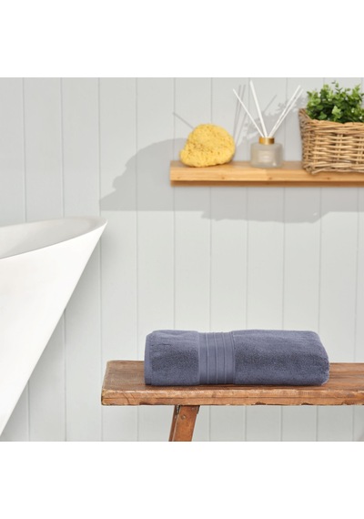 Karaca Home Aquasoft %100 Pamuk Banyo Havlusu 85x150 cm Lacivert