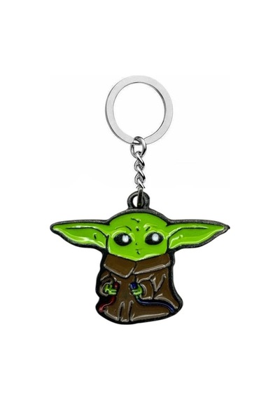 Star Wars Baby Yoda Grogu Figürlü Anahtarlık Sevimli Ve Koleksiyonluk Uzay Temalı Aksesuar