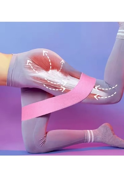 3'lü Set Kalça Direnç Bant Hip Band - Loop Squat Egzersiz Fitne