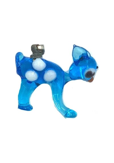 Murano Cam Karaca Kolye Ucu  Mini Sarı