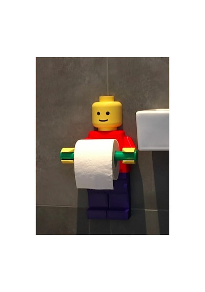 Tuvalet Kağıdı Tutucu Tuvalet Kağıtlığı - Büyük Boy -lego Adam Tuvalet Kağıdı Tutucu Diğer